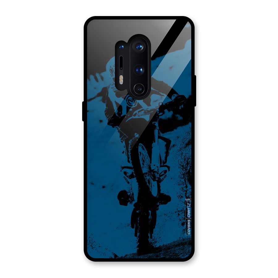 Moto Combat Glass Back Case for OnePlus 8 Pro