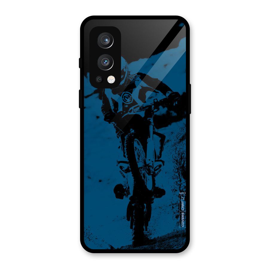 Moto Combat Glass Back Case for OnePlus Nord 2 5G