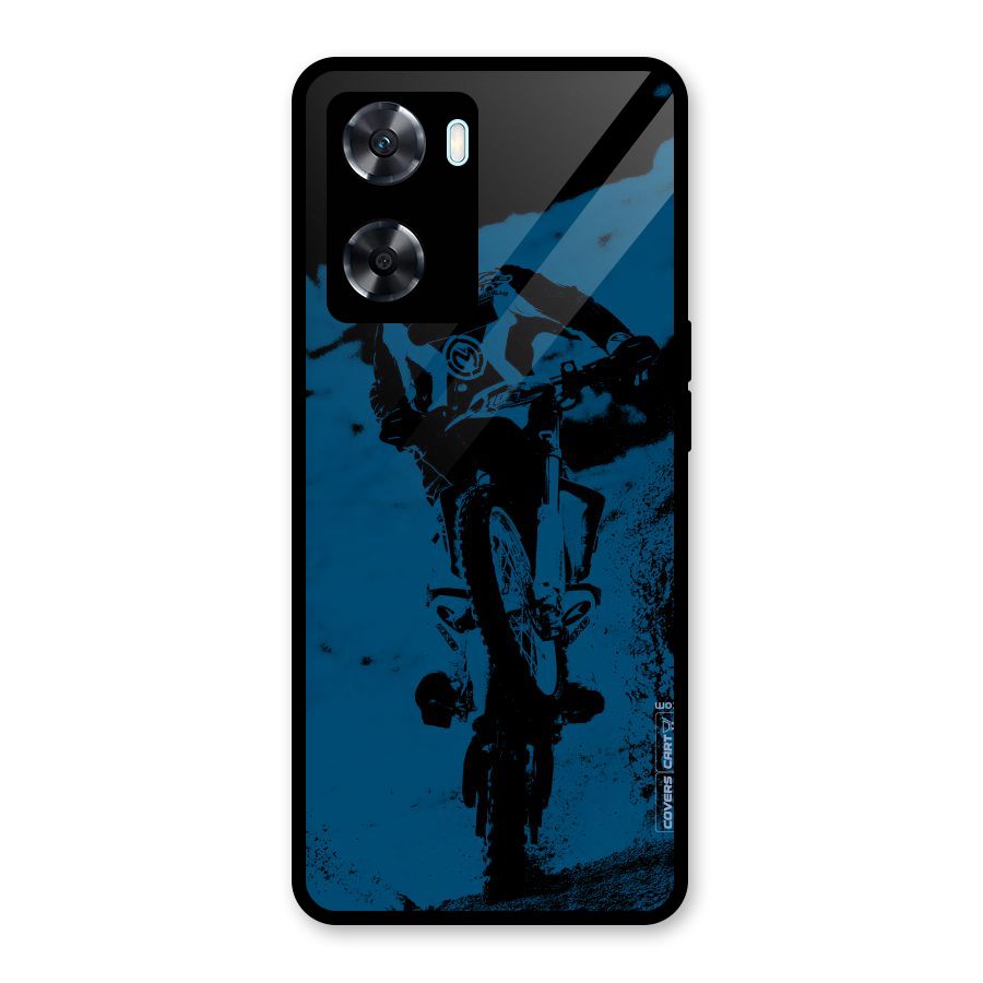 Moto Combat Glass Back Case for Oppo A77