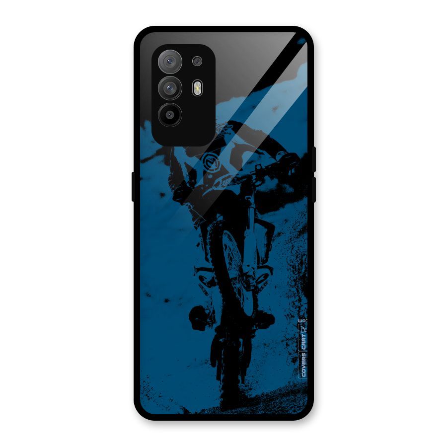 Moto Combat Glass Back Case for Oppo F19 Pro Plus 5G