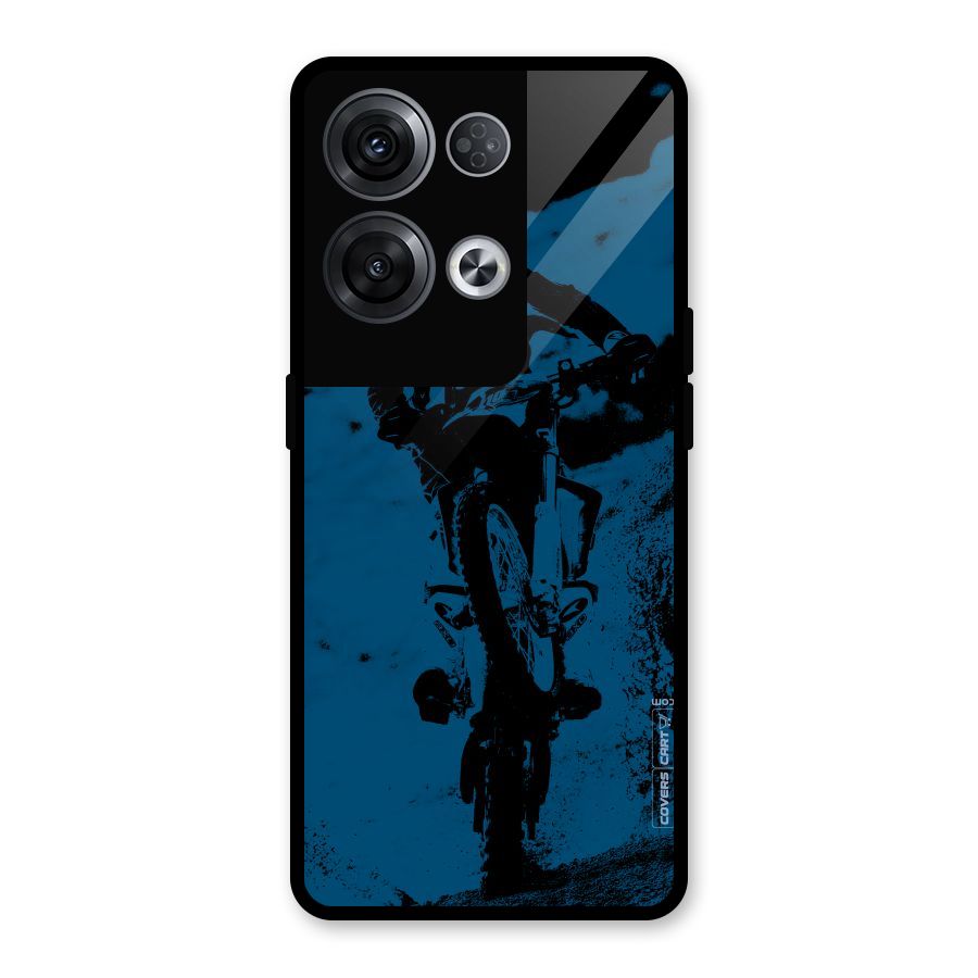 Moto Combat Glass Back Case for Oppo Reno8 Pro 5G