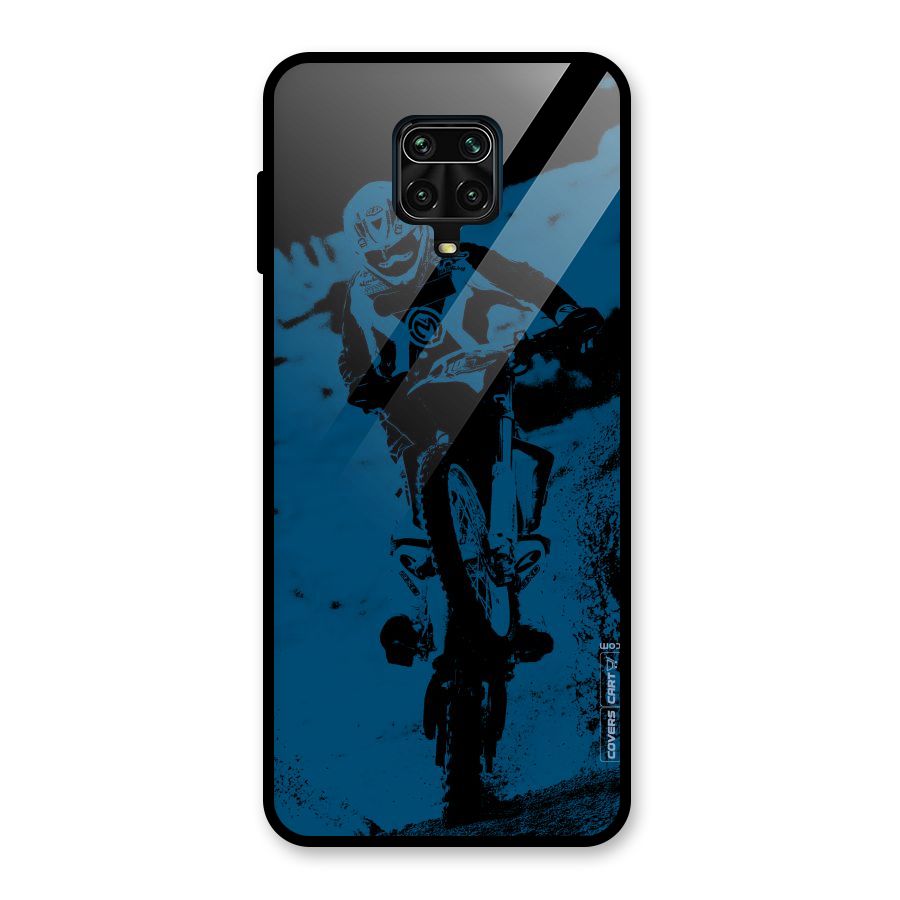 Moto Combat Glass Back Case for Poco M2 Pro