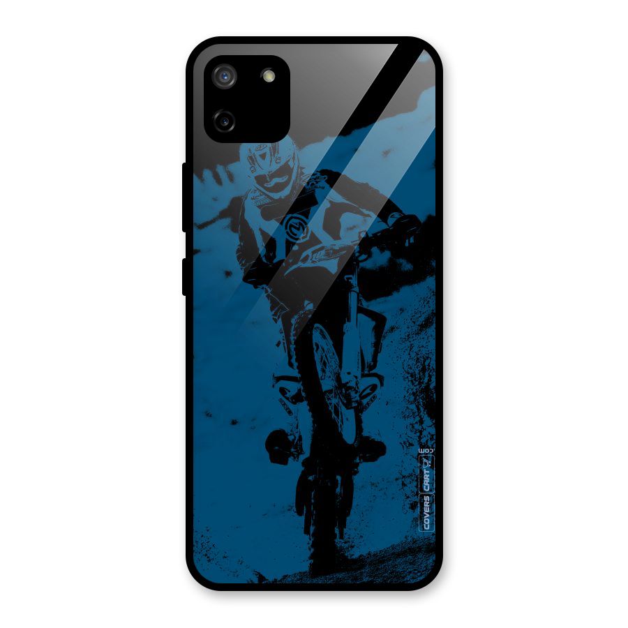 Moto Combat Glass Back Case for Realme C11