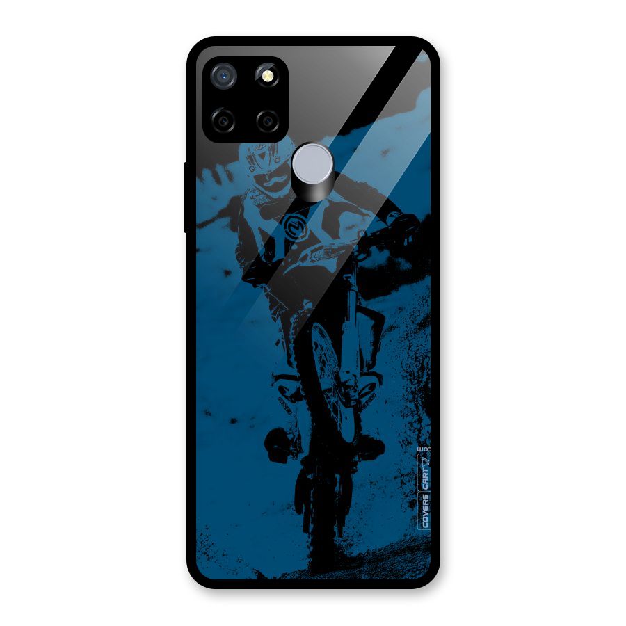 Moto Combat Glass Back Case for Realme C12