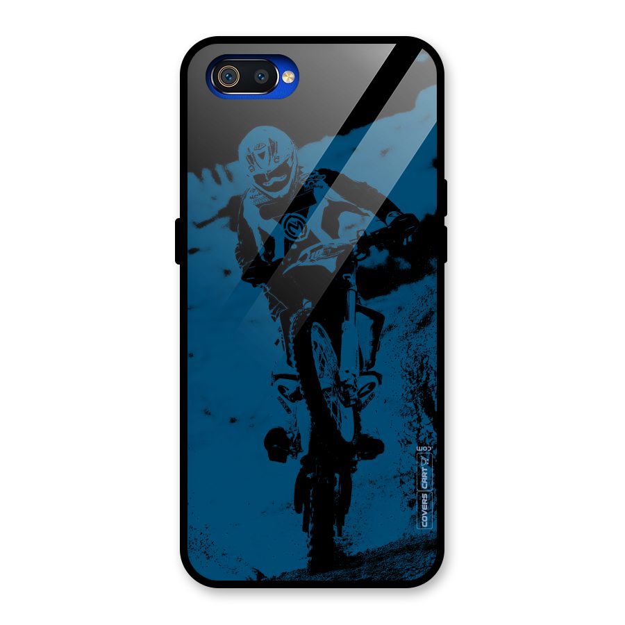 Moto Combat Glass Back Case for Realme C2