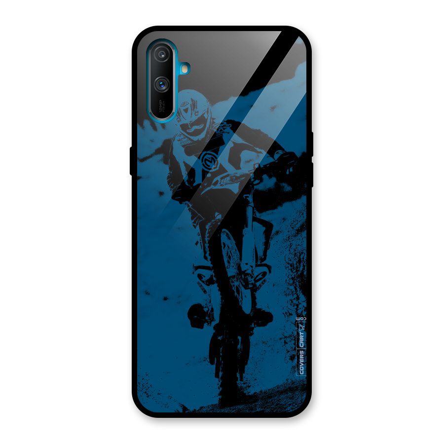 Moto Combat Glass Back Case for Realme C3