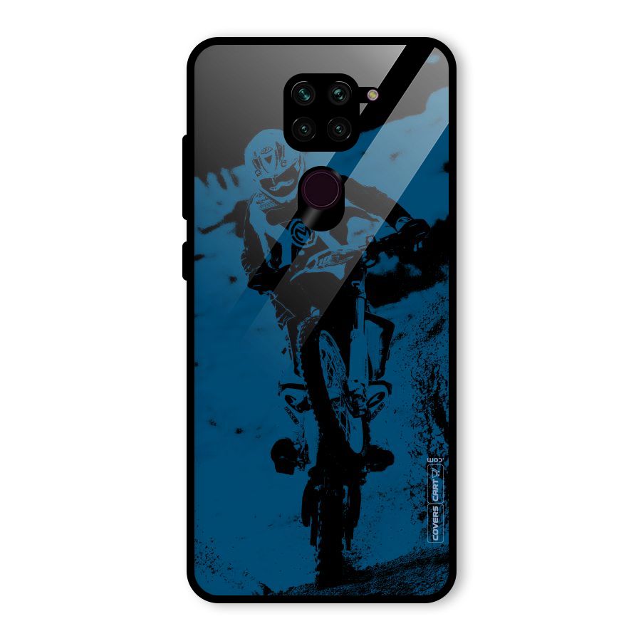 Moto Combat Glass Back Case for Redmi Note 9