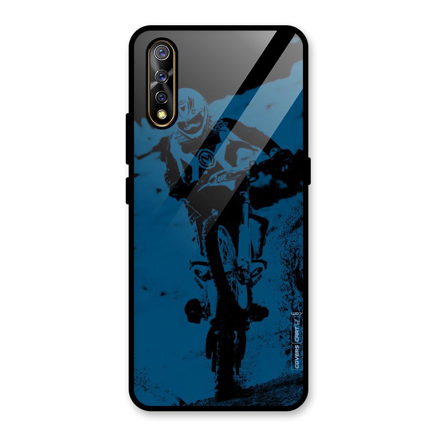 Moto Combat Glass Back Case for Vivo S1