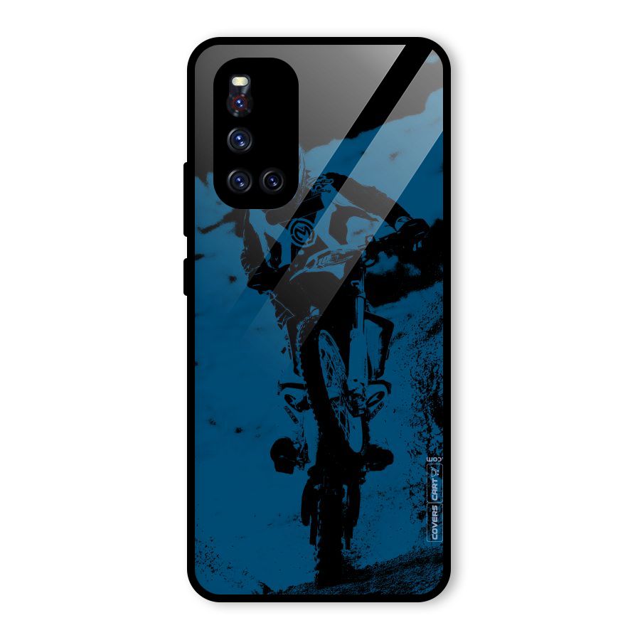 Moto Combat Glass Back Case for Vivo V19
