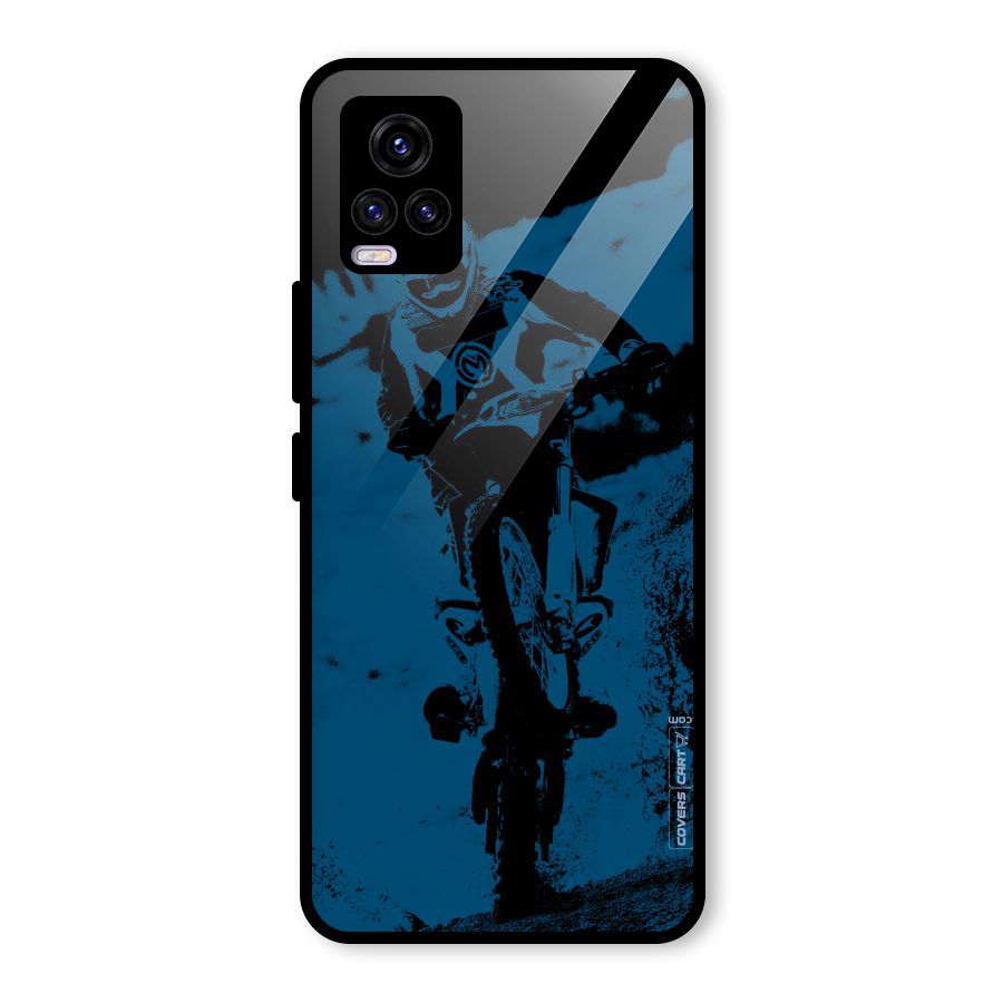 Moto Combat Glass Back Case for Vivo V20