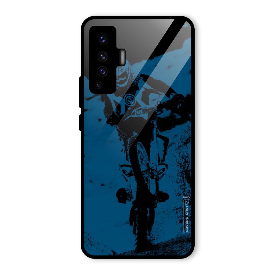Moto Combat Glass Back Case for Vivo X50