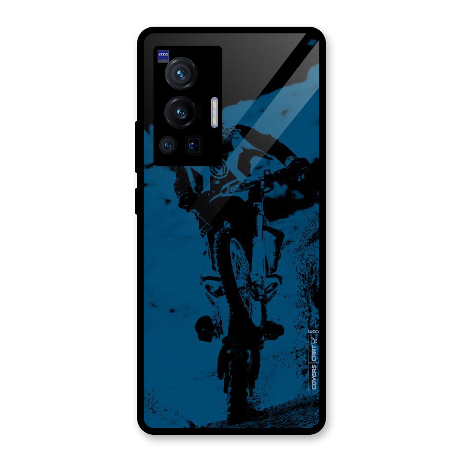 Moto Combat Glass Back Case for Vivo X70 Pro