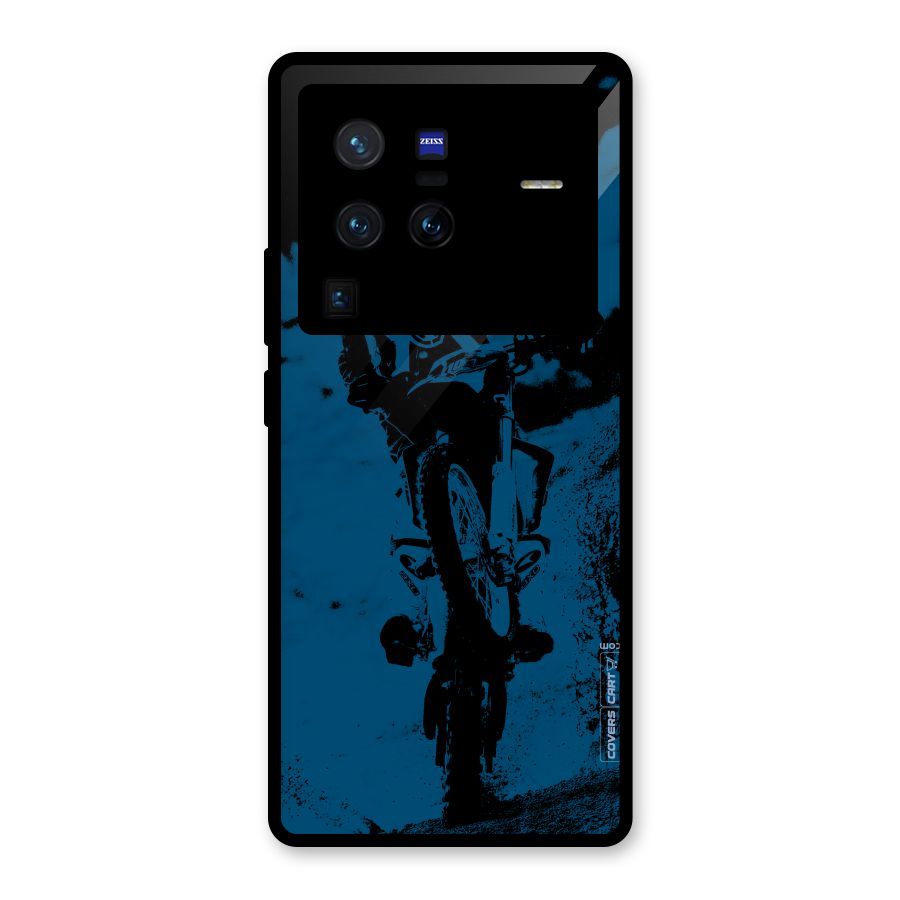 Moto Combat Glass Back Case for Vivo X80 Pro