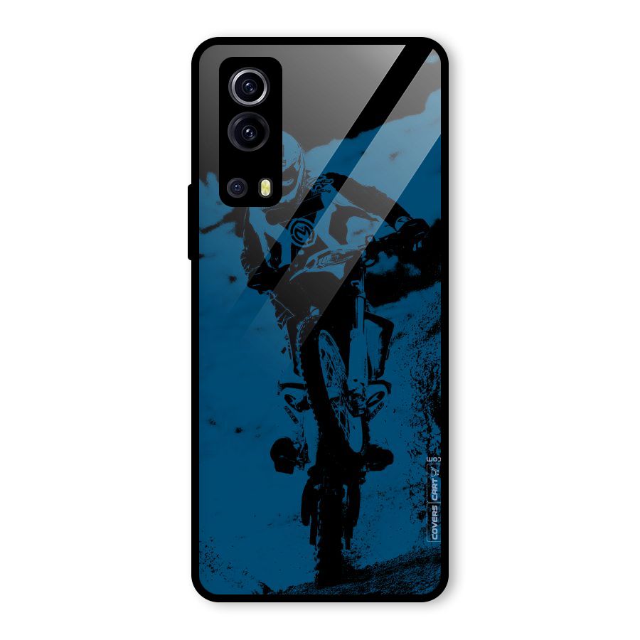 Moto Combat Glass Back Case for Vivo iQOO Z3