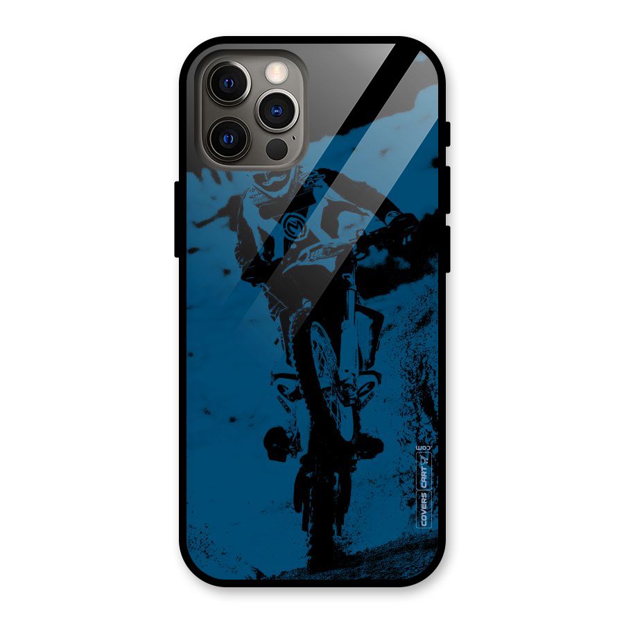 Moto Combat Glass Back Case for iPhone 12 Pro