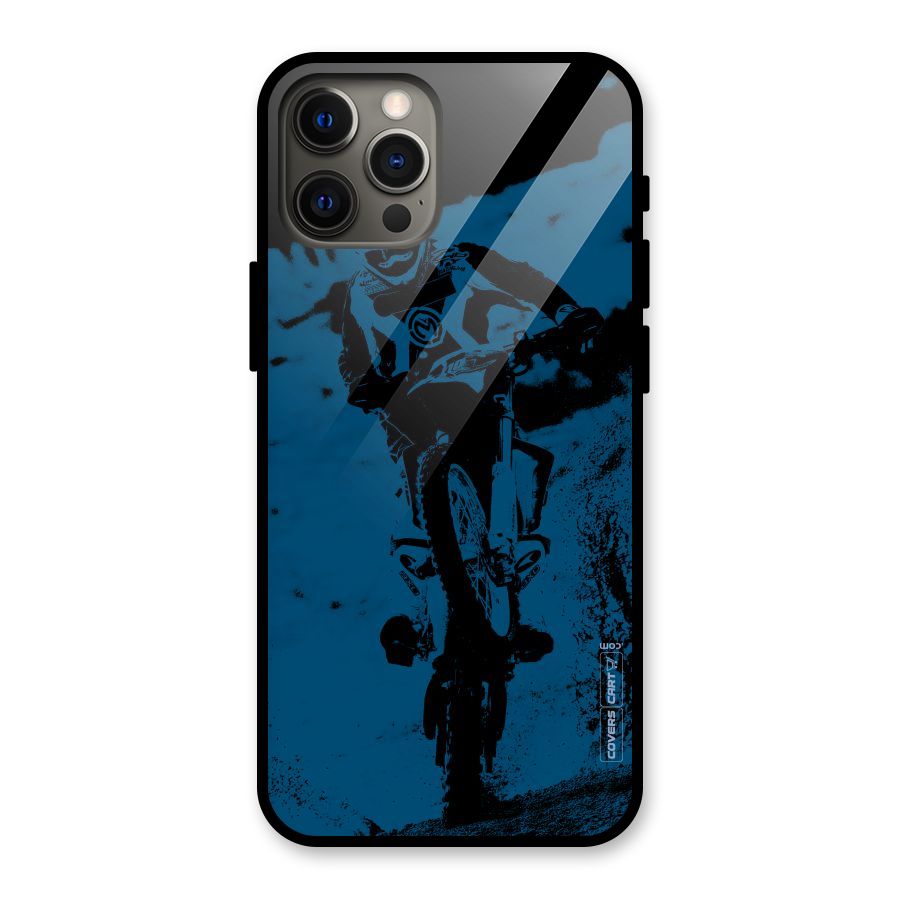 Moto Combat Glass Back Case for iPhone 12 Pro Max
