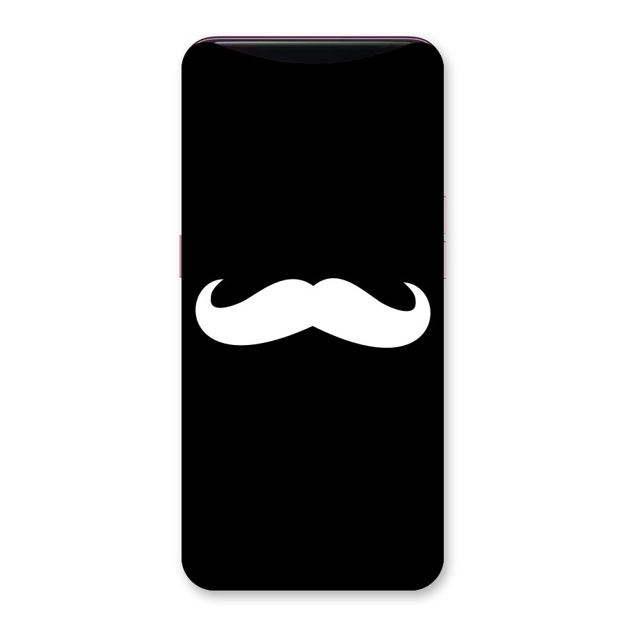 Moustache Love Back Case for Oppo Find X