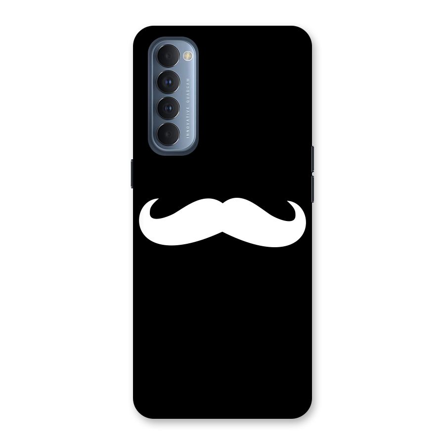Moustache Love Back Case for Reno4 Pro