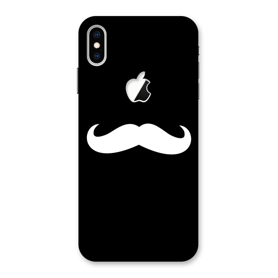 Moustache Love Back Case for iPhone XS Max Apple Cut