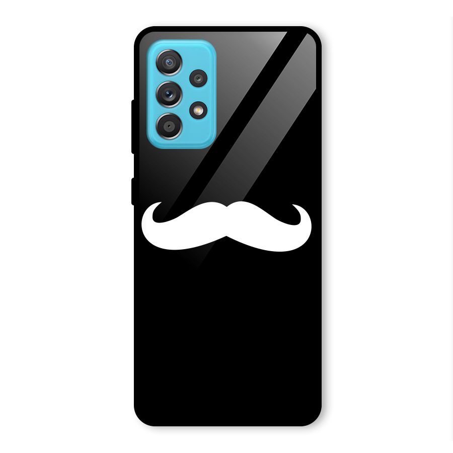 Moustache Love Glass Back Case for Galaxy A52