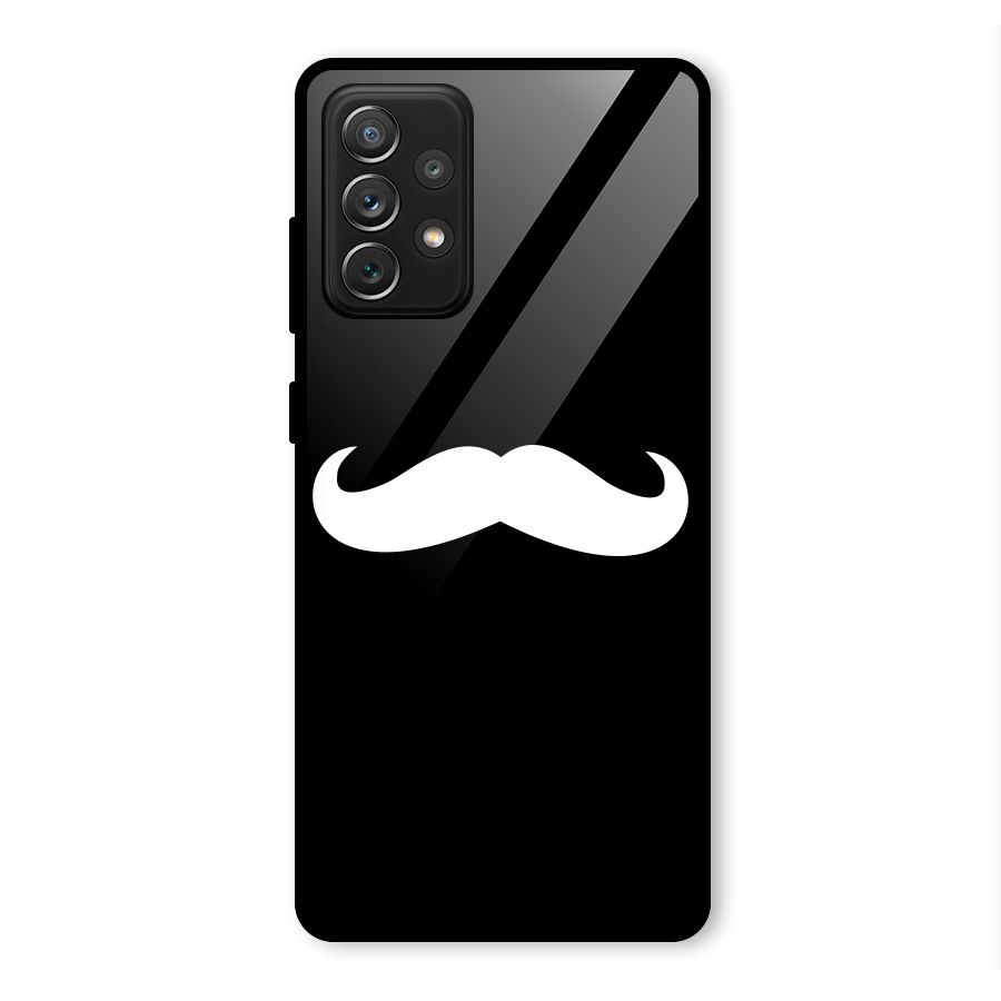 Moustache Love Glass Back Case for Galaxy A72