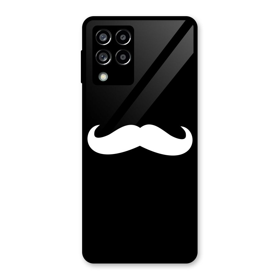 Moustache Love Glass Back Case for Galaxy M53 5G