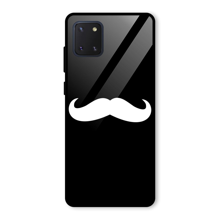 Moustache Love Glass Back Case for Galaxy Note 10 Lite