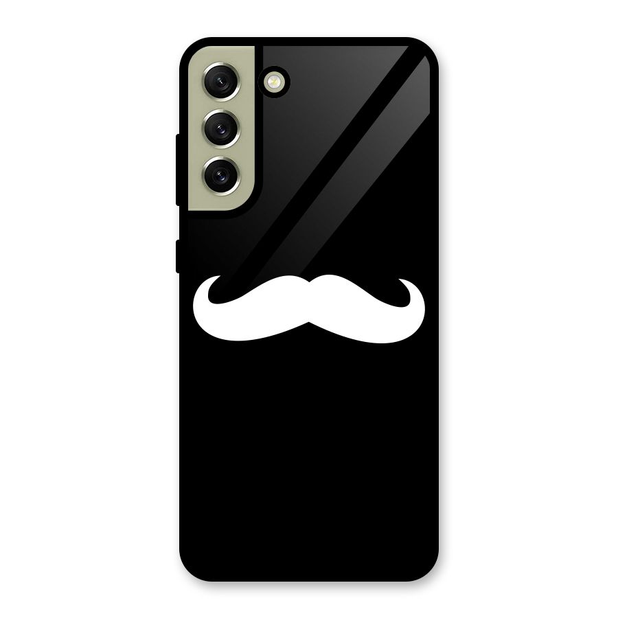 Moustache Love Glass Back Case for Galaxy S21 FE 5G