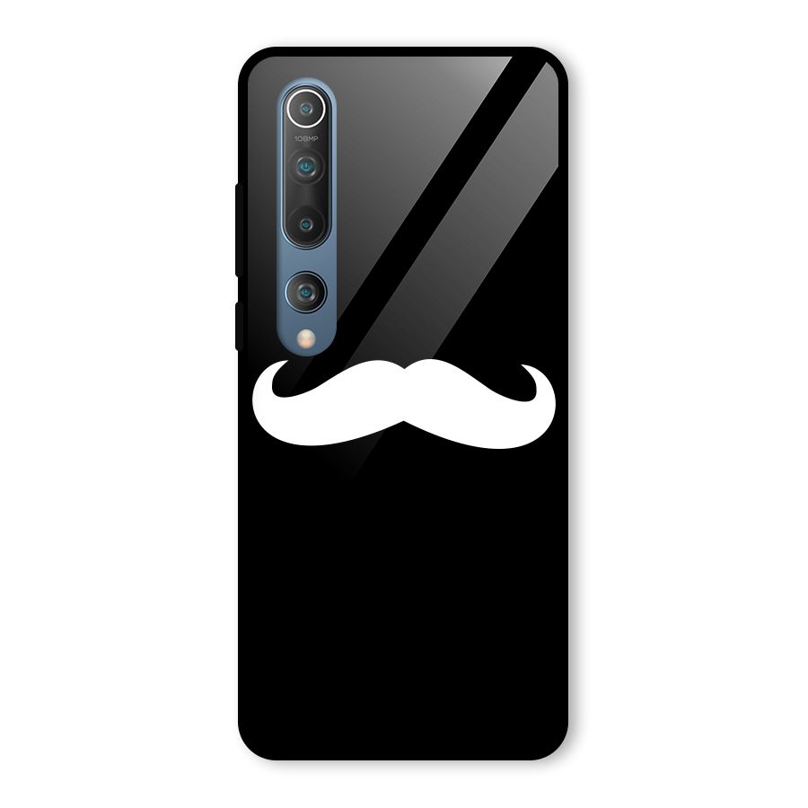 Moustache Love Glass Back Case for Mi 10