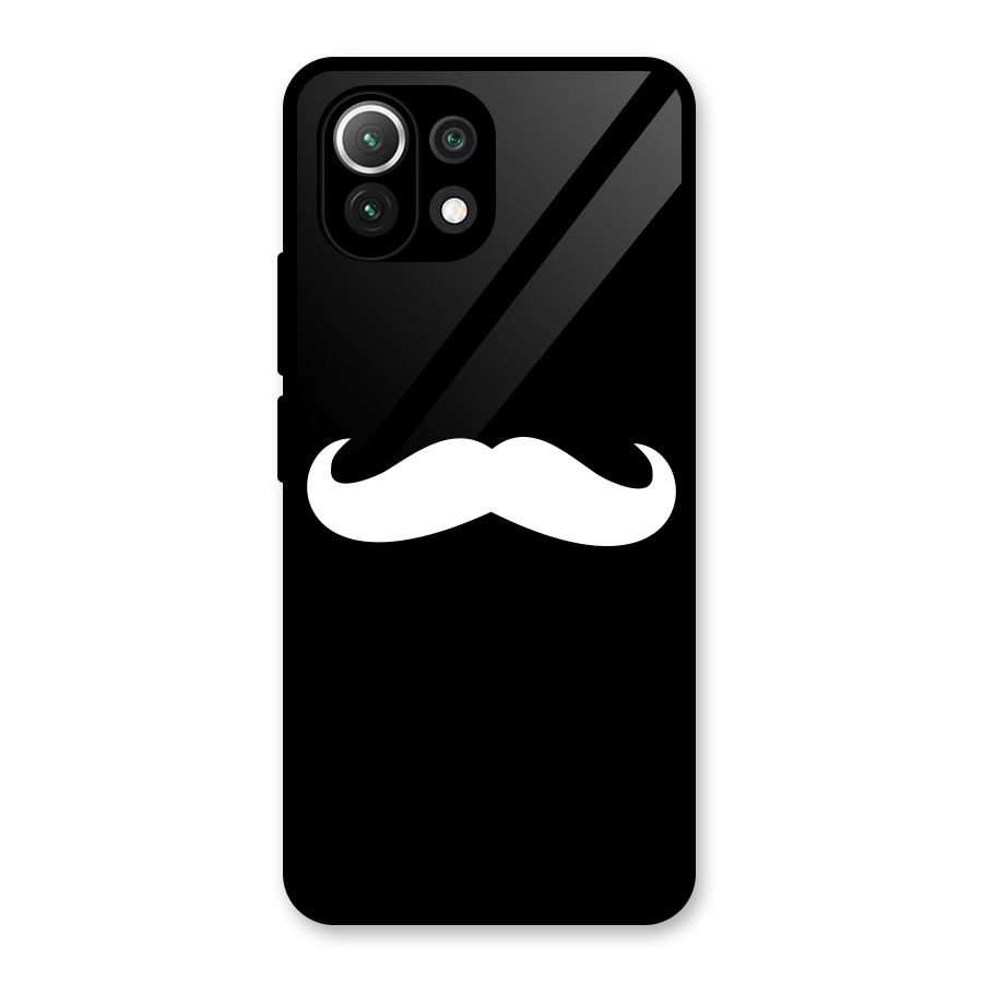 Moustache Love Glass Back Case for Mi 11 Lite NE 5G