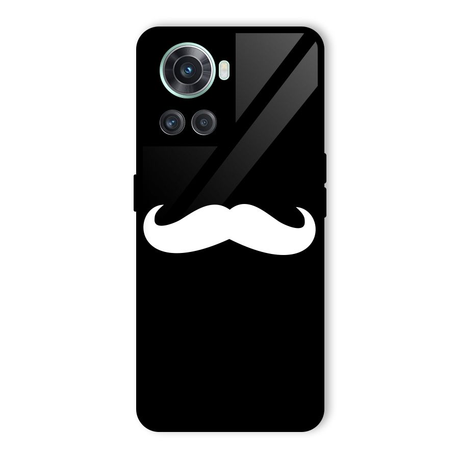 Moustache Love Glass Back Case for OnePlus 10R