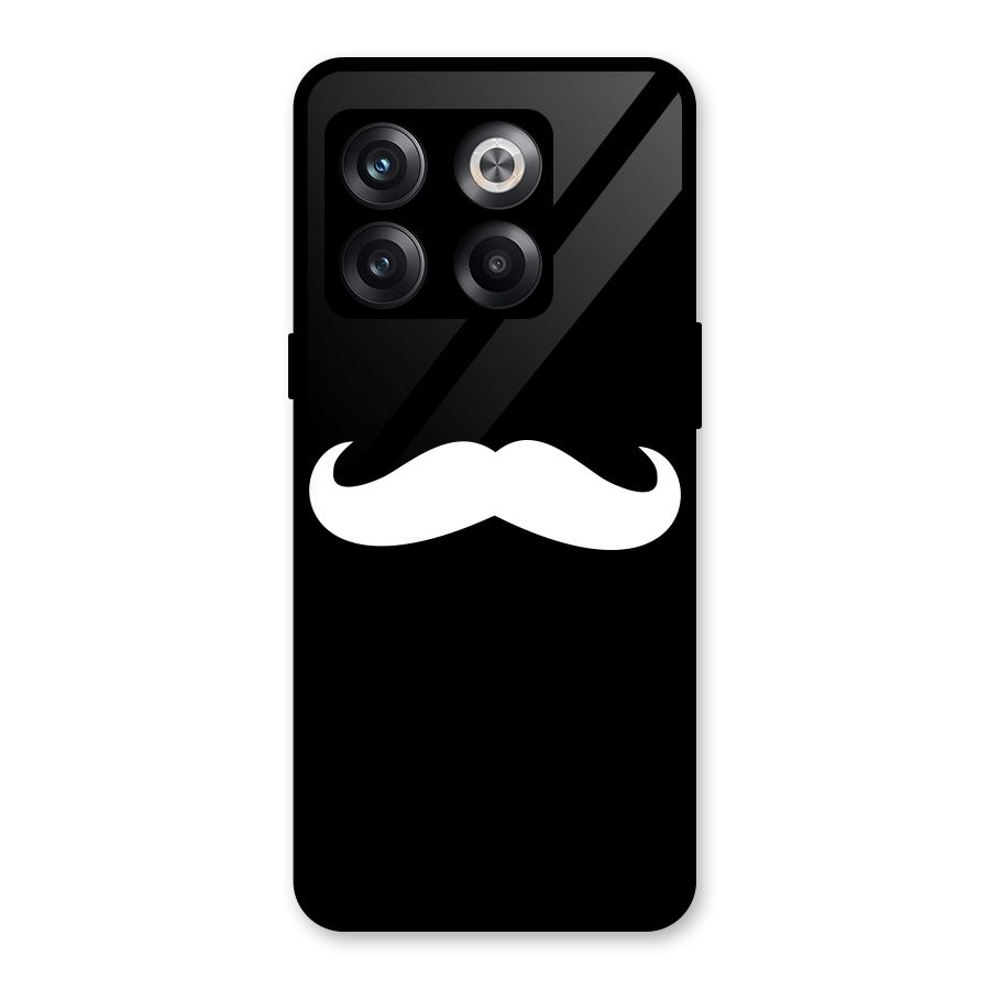 Moustache Love Glass Back Case for OnePlus 10T