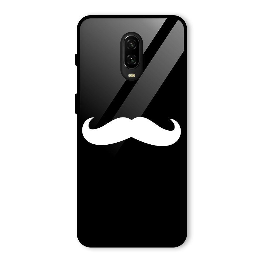 Moustache Love Glass Back Case for OnePlus 6T
