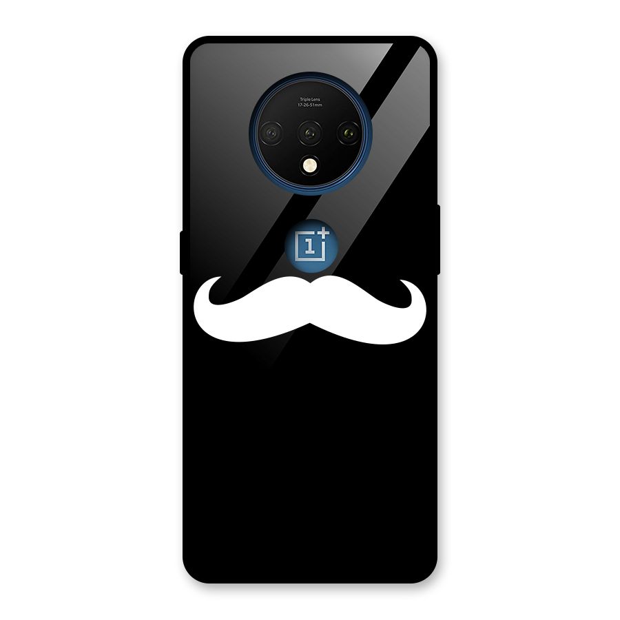 Moustache Love Glass Back Case for OnePlus 7T