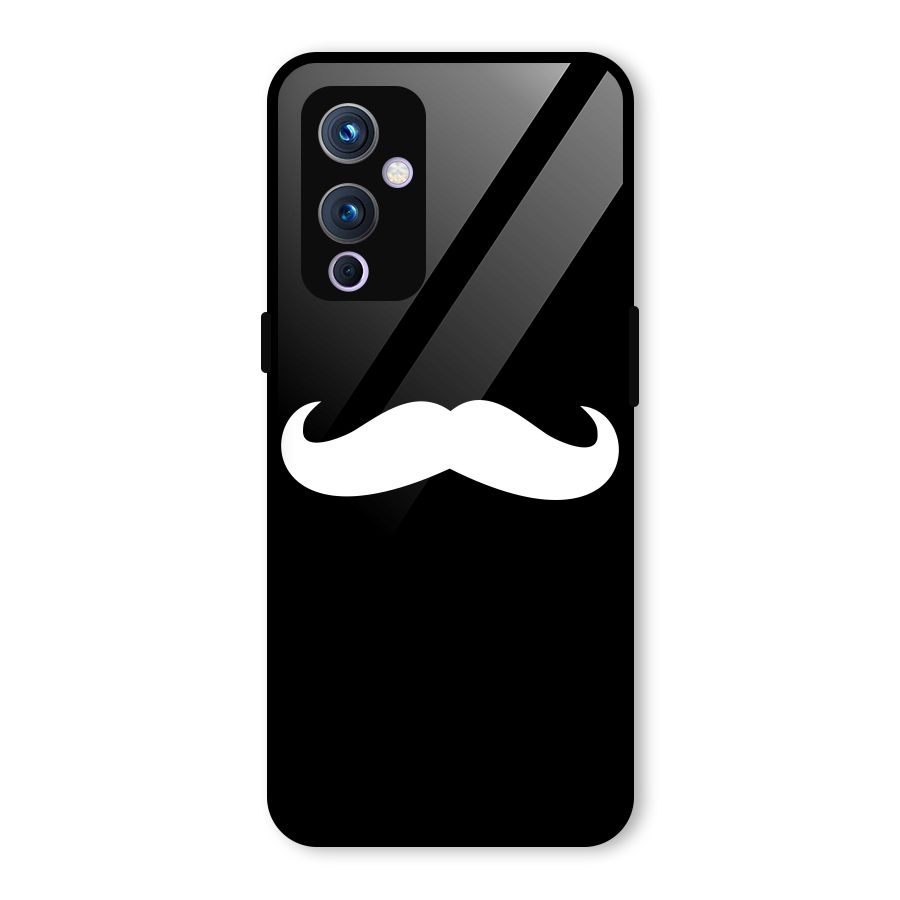 Moustache Love Glass Back Case for OnePlus 9