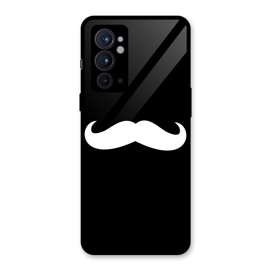 Moustache Love Glass Back Case for OnePlus 9RT 5G