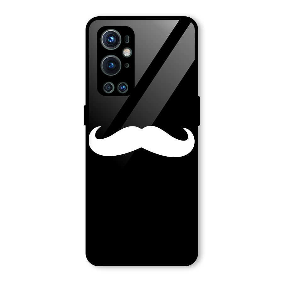 Moustache Love Glass Back Case for OnePlus 9 Pro