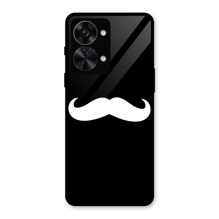 Moustache Love Glass Back Case for OnePlus Nord 2T