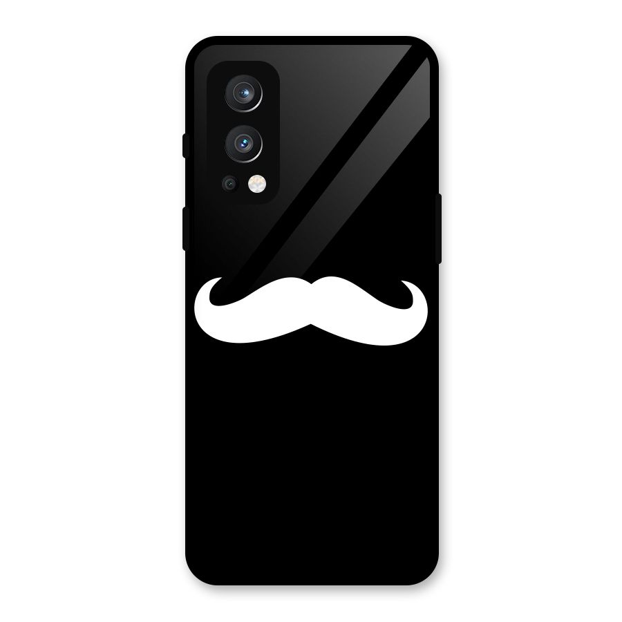 Moustache Love Glass Back Case for OnePlus Nord 2 5G