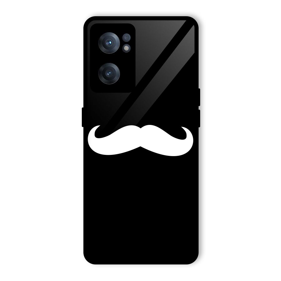 Moustache Love Glass Back Case for OnePlus Nord CE 2 5G