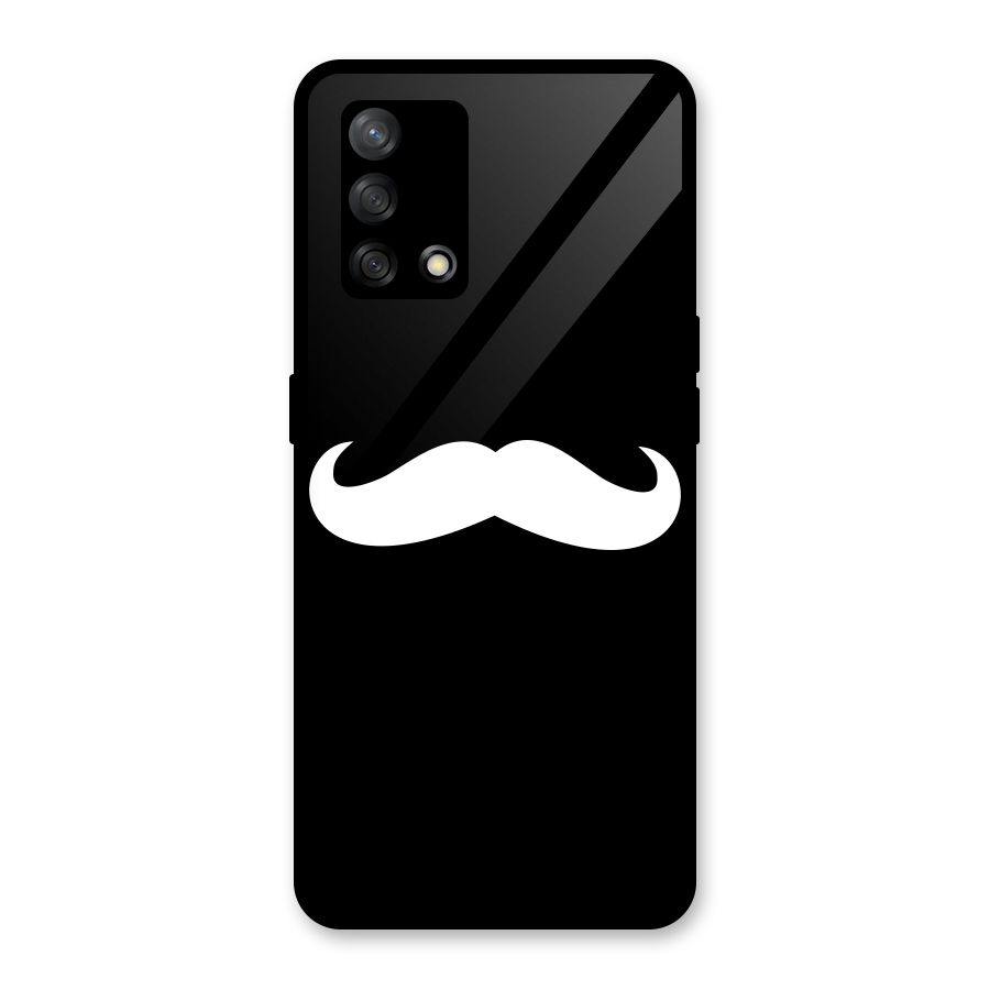 Moustache Love Glass Back Case for Oppo F19