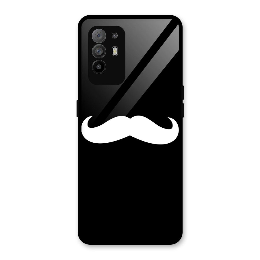 Moustache Love Glass Back Case for Oppo F19 Pro Plus 5G