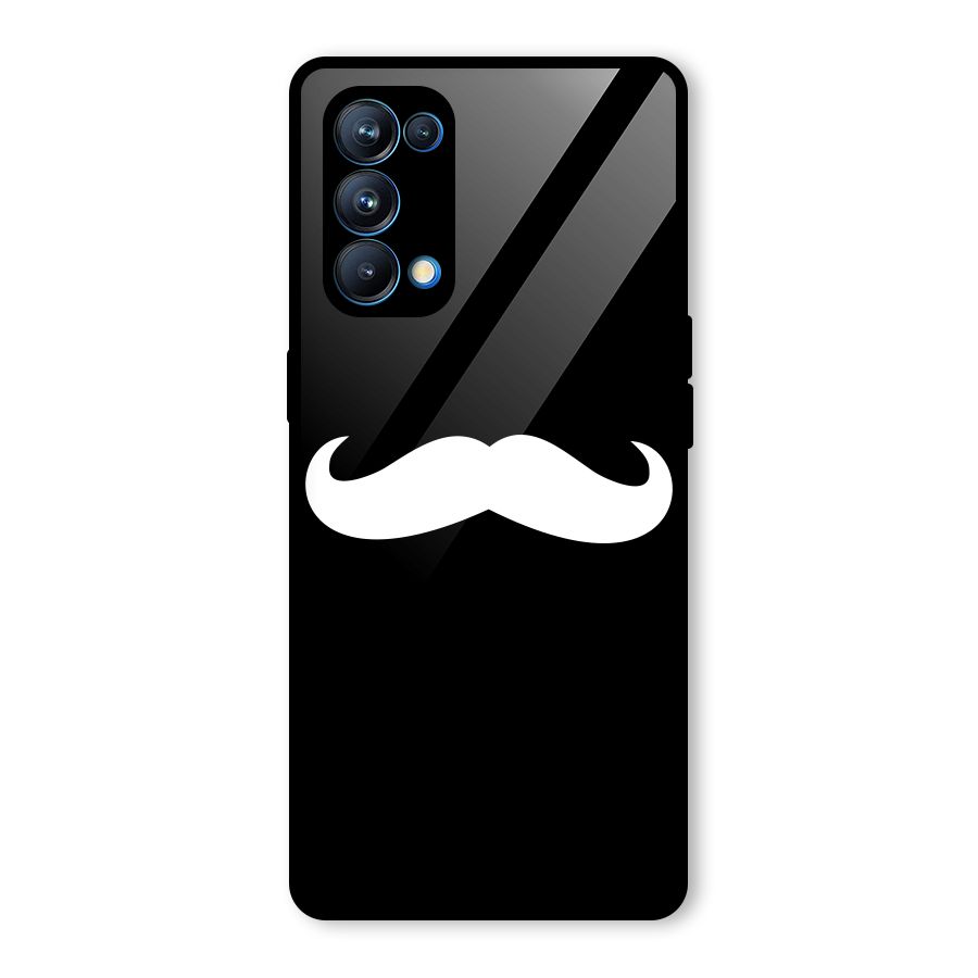 Moustache Love Glass Back Case for Oppo Reno5 Pro 5G