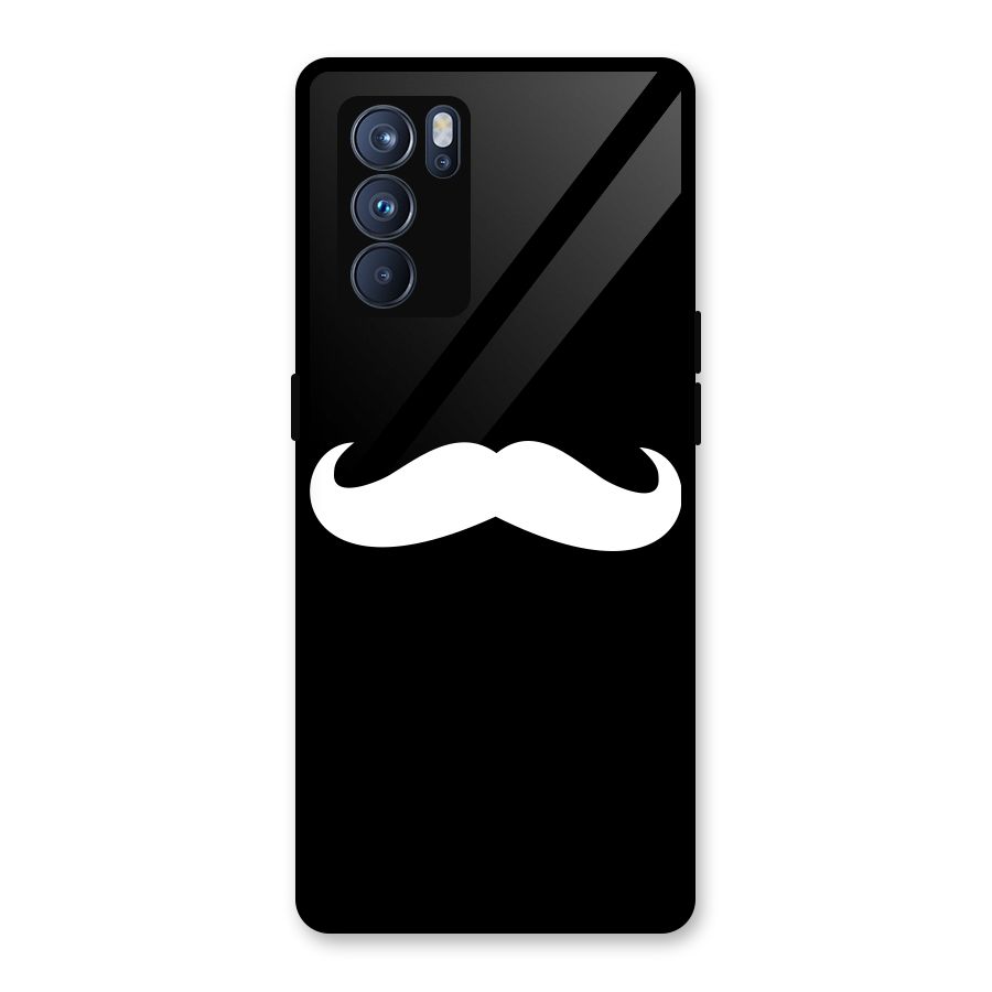 Moustache Love Glass Back Case for Oppo Reno6 Pro 5G