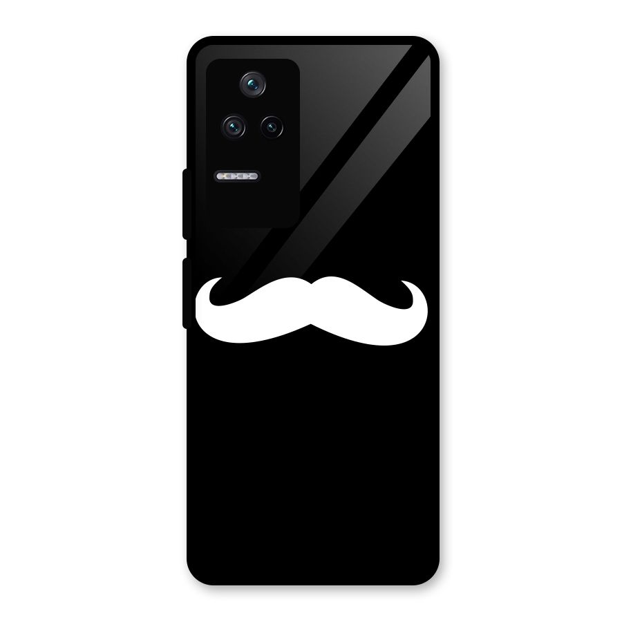 Moustache Love Glass Back Case for Poco F4 5G