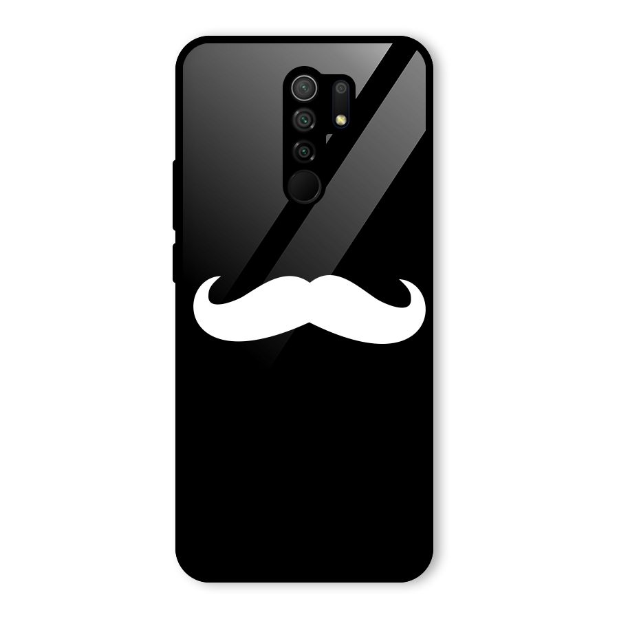 Moustache Love Glass Back Case for Poco M2