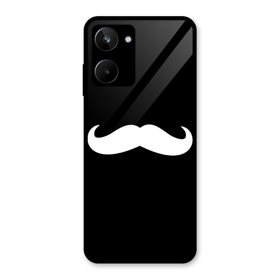 Moustache Love Glass Back Case for Realme 10