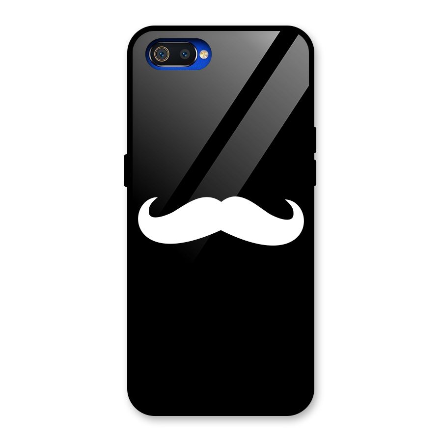 Moustache Love Glass Back Case for Realme C2