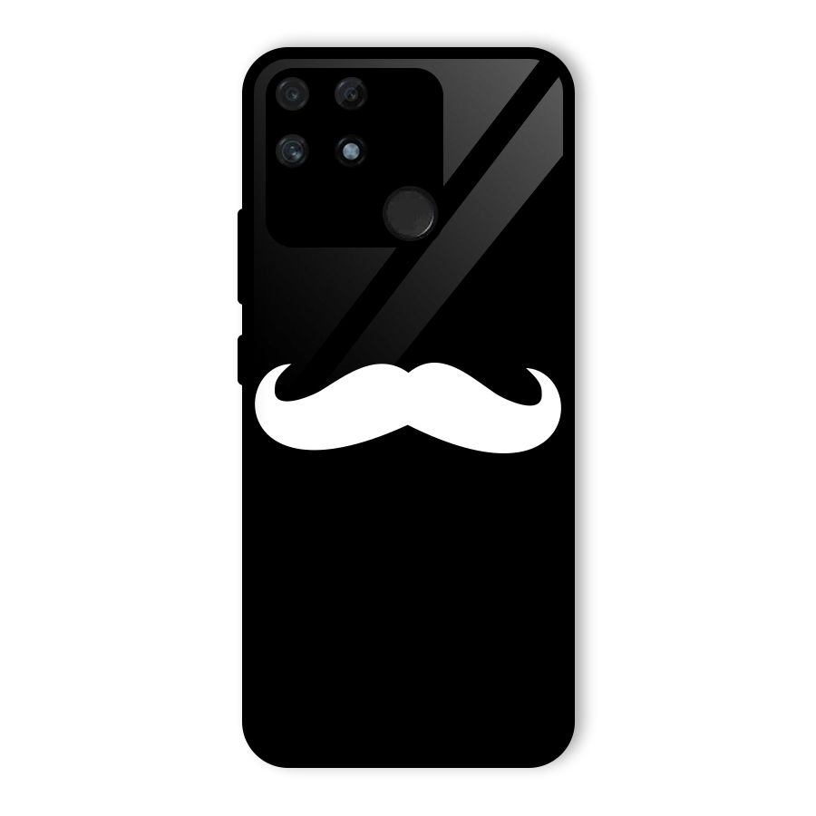 Moustache Love Glass Back Case for Realme Narzo 50A
