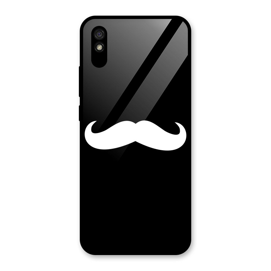 Moustache Love Glass Back Case for Redmi 9A